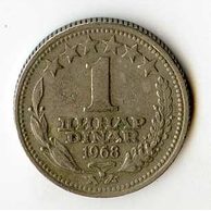 Mince Jugoslávie  1 Dinar 1968 (wč.309)      