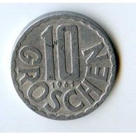 10 Groschen r.1961 (wč.331) 
