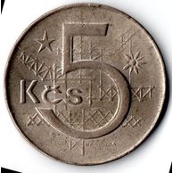 5 Kčs 1989 (wč.494)