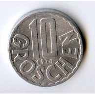 10 Groschen r.1974 (wč.357)      