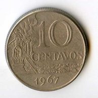 Mince Brazílie  10 Centavos 1967 (wč.104)    