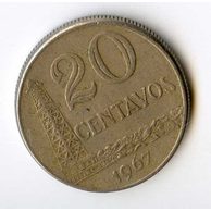 Mince Brazílie  20 Centavos 1967 (wč.135)     