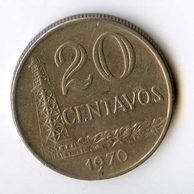 Mince Brazílie  20 Centavos 1970 (wč.136)      