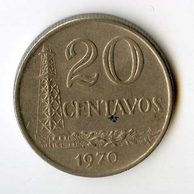 Mince Brazílie  20 Centavos 1970 (wč.137)      