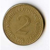 Mince Jugoslávie  2 Dinara 1985 (wč.405)    