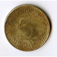 Mince Jugoslávie  5 Dinara 1983 (wč.560)   