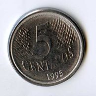 Mince Brazílie  5 Centavos 1995 (wč.86A)    