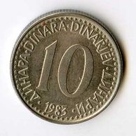 Mince Jugoslávie  10 Dinara 1983 (wč.601)     