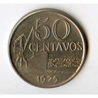 Mince Brazílie  50 Centavos 1975 (wč.170)              