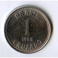Mince Brazílie  1 Cruzado 1988 (wč.194)       