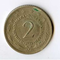 Mince Jugoslávie  2 Dinara 1973 (wč.652)    