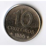 Mince Brazílie  10 Cruzeiros 1980 (wč.300)       