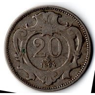 20 Filler 1894 (wč.427)