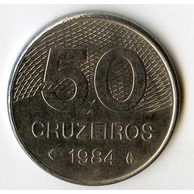 Mince Brazílie  50 Cruzeiros 1984 (wč.380)        