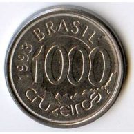 Mince Brazílie  1000 Cruzeiros 1993 (wč.391)       
