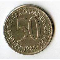 Mince Jugoslávie  50 Dinara 1988 (wč.775)