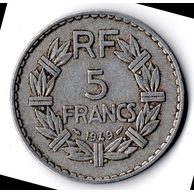 5 Francs r.1949 (wč.458)