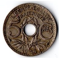 5 Centimes r.1935 (wč.136)