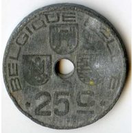 Mince Belgie 25 Cent 1946  (wč.72)         