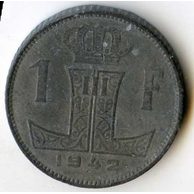 Mince Belgie 1 Franc 1942  (wč.103)              