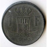 Mince Belgie 1 Franc 1943  (wč.104)               