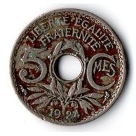 5 Centimes r.1924 (wč.114)