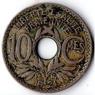 10 Centimes r.1921 (wč.169)