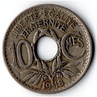10 Centimes r.1918 (wč.162)