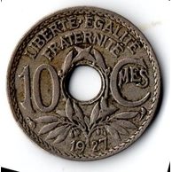 10 Centimes r.1927 (wč.180)