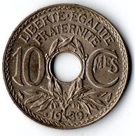 10 Centimes r.1939 (wč.204)