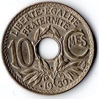 10 Centimes r.1939 (wč.205)