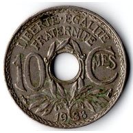 10 Centimes r.1938 (wč.203)