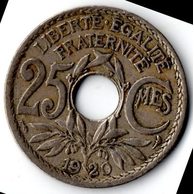 25 Centimes r.1920 (wč.225)