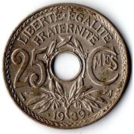 25 Centimes r.1939 (wč.263)