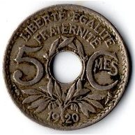 5 Centimes r.1920 (wč.106)