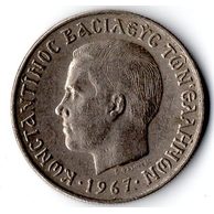 Mince Řecko  2 Drachma 1967 (wč.486)      
