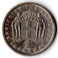 Mince Řecko  1 Drachma 1962 (wč.325)                                 