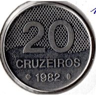Mince Brazílie  20 Cruzeiros 1982 (wč.329)             
