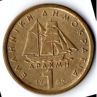 Mince Řecko  1 Drachma 1982 (wč.368)                    