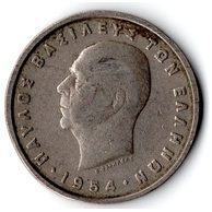 Mince Řecko  2 Drachma 1954 (wč.457)                