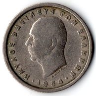 Mince Řecko  2 Drachma 1954 (wč.458)               