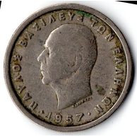 Mince Řecko  2 Drachma 1957 (wč.465)             