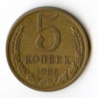 Rusko 5 Kopějky r.1986 (wč.450)       