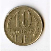Rusko 10 Kopějky r.1961 (wč.500)         