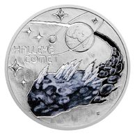 Stříbrná mince Mléčná dráha - Halleyova kometa proof (ČM 2023)    