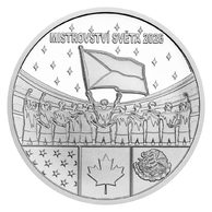 Stříbrná medaile MS ve Fotbale 2026 proof (ČM 2026) 