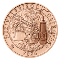 Měděná tolarová medaile Dějiny Ostravy - Osm staletí města - Neživá příroda Ostravska (2024)