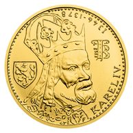 Zlatý dukát ČR 2026 - Novoražba karlovského dukátu, dukátový lesk (ČM 2026)