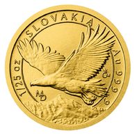 Zlatá 1/25oz investiční mince Orel  standard (ČM 2023)
