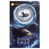 Stříbrná 1oz investiční mince Orel kolor proof (ČM 2026)